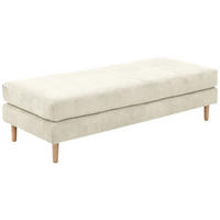 HOCKERBANK Kaylynn Cordstoff creme - Creme, Kunststoff (170/45/71cm) - 58aufmkessel