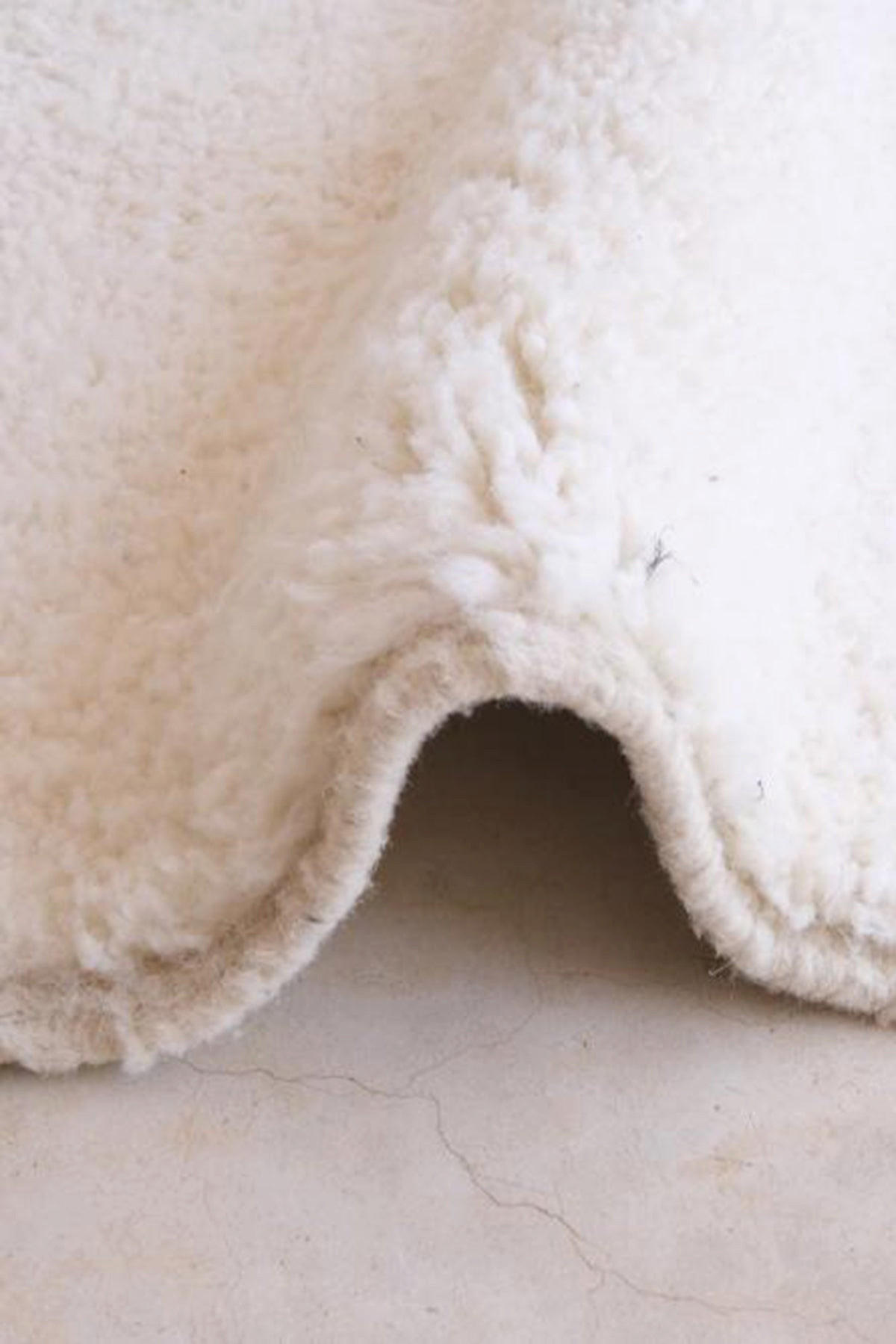 BERBERTEPPICH aus Marokko aus reiner Wolle weiß - Weiß, Naturmaterialien (251/302cm) - AFK Living