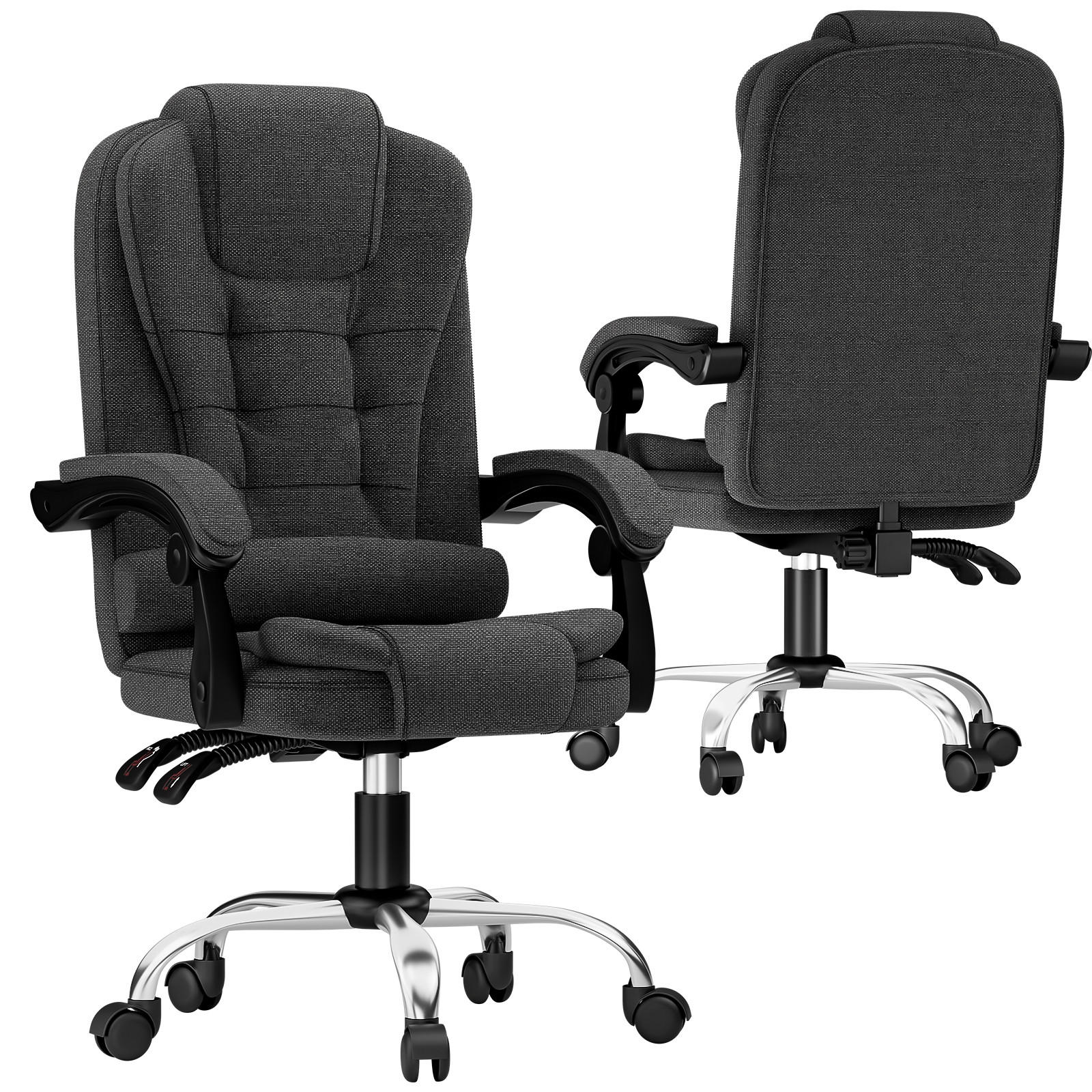 BÜROSTUHL Schwarz-Grau Serie Ergonomisch Stoff - Grau, Metall (32/58.5/70cm) - Rattrix