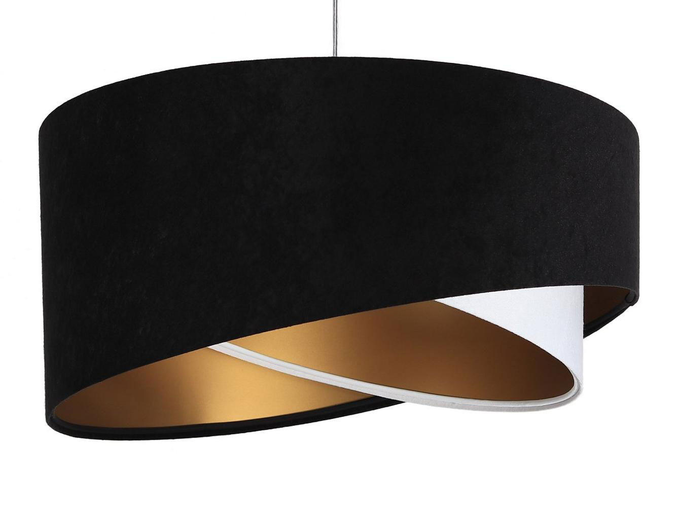 HÄNGELEUCHTE Schwarz 50/23 cm - Weiß, Kunststoff (50/1.3/23cm) - ONZENO
