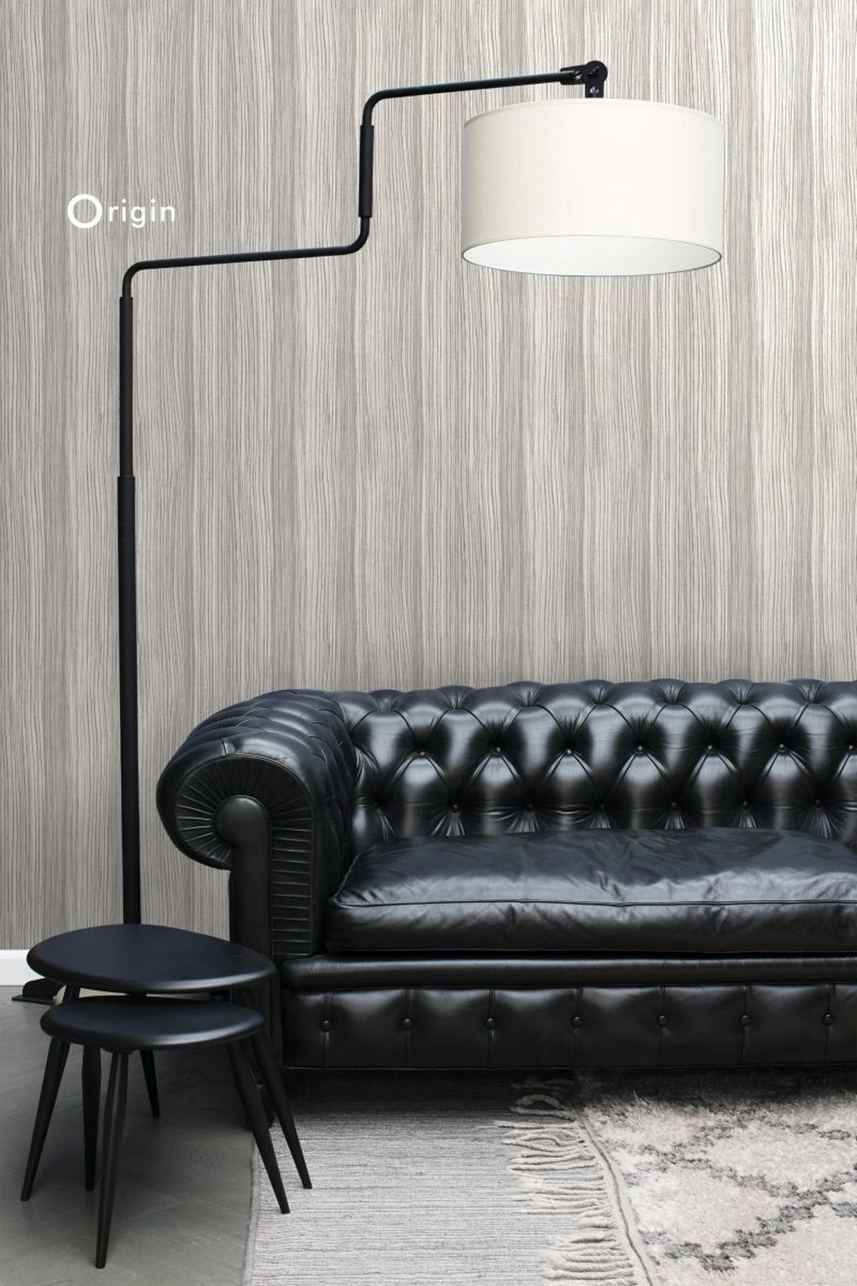 TAPETE Streifenmuster 53 cm x 10.05 m - Braun, Papier (53/1000cm) - Origin Wallcoverings