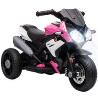 KINDER-ELEKTROMOTORRAD Kunststoff Metall Rosa - Rosa, Kunststoff (86/42/52cm) - HOMCOM