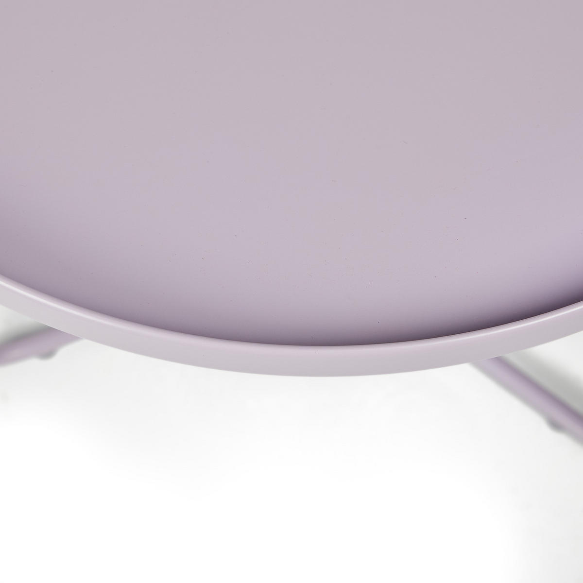 BEISTELLTISCH Porter mit Griff - Flieder, Metall (45/45/53cm) - Butlers