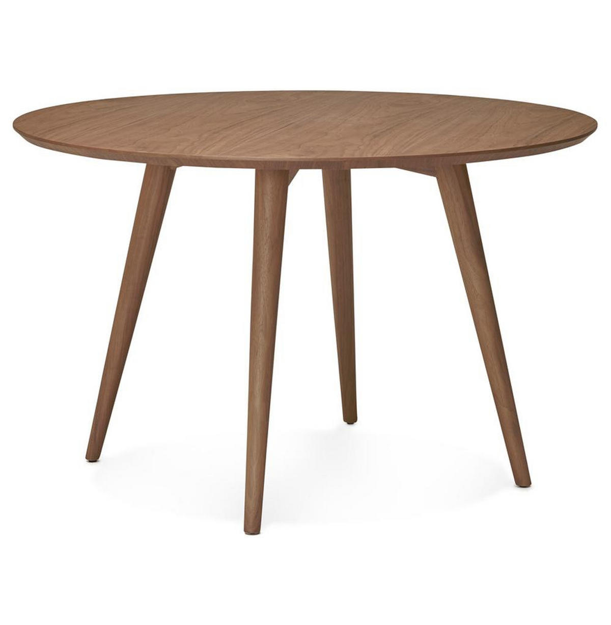 ESSTISCH Rund Holz Skandi-Stil Langlebig Ø120 LIRAXO, Braun 120x120x75 cm - Braun, Holz/Holzwerkstoff (120/120/75cm) - KADIMA DESIGN