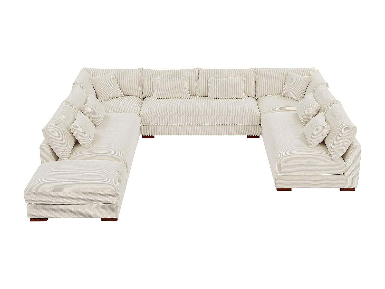 Vente-Unique Sofa Beige 375x85x274 cm