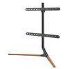 TV-STANDFUSS Ystad - Buchefarben/Schwarz, Holz/Kunststoff (97/76.5/35cm) - pro.tec