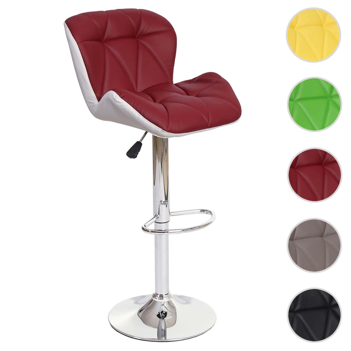 BARHOCKER Bordeaux - Bordeaux, Textil (44/106/49cm) - MCW