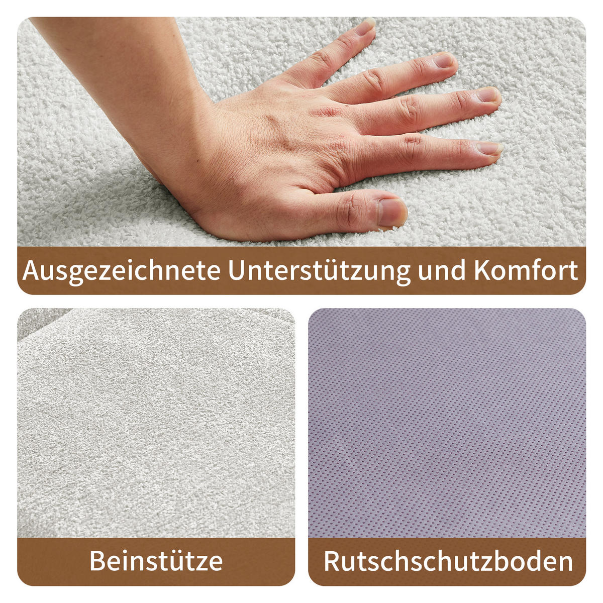 SESSEL Samt mit Regentropfen-Struktur Montagefrei - Weiß, Textil (93/79/109cm) - Urban Meuble