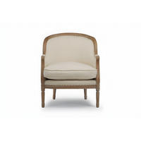 SESSEL mit gerader Rückenlehne - 1 Person - Stoff - Cremefarben - - Creme, Textil (72/89.5/78cm) - Vente-Unique