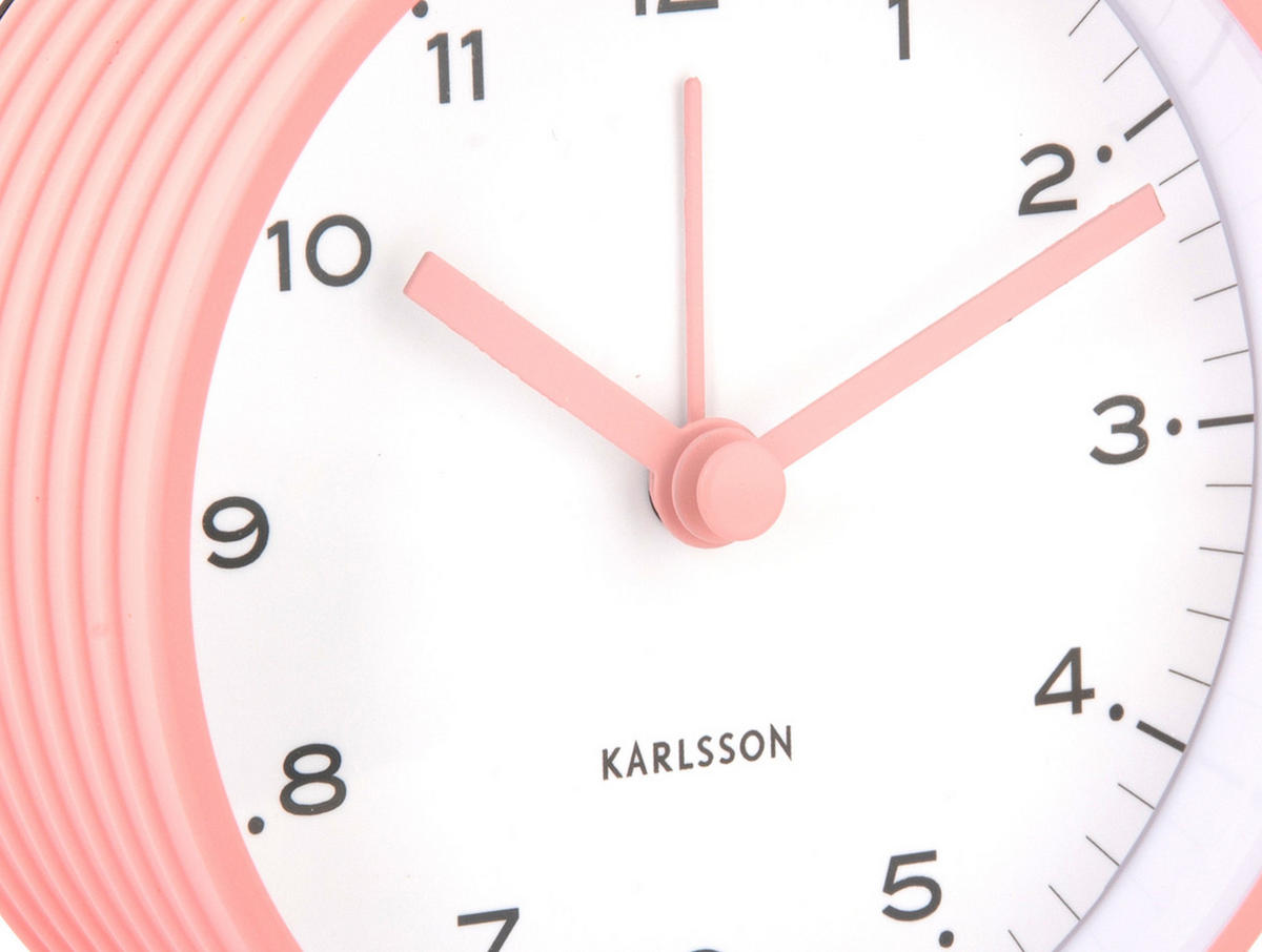 WECKER Circus Rings 9/9/1 cm - Pink, Metall (9/1/9cm) - Karlsson