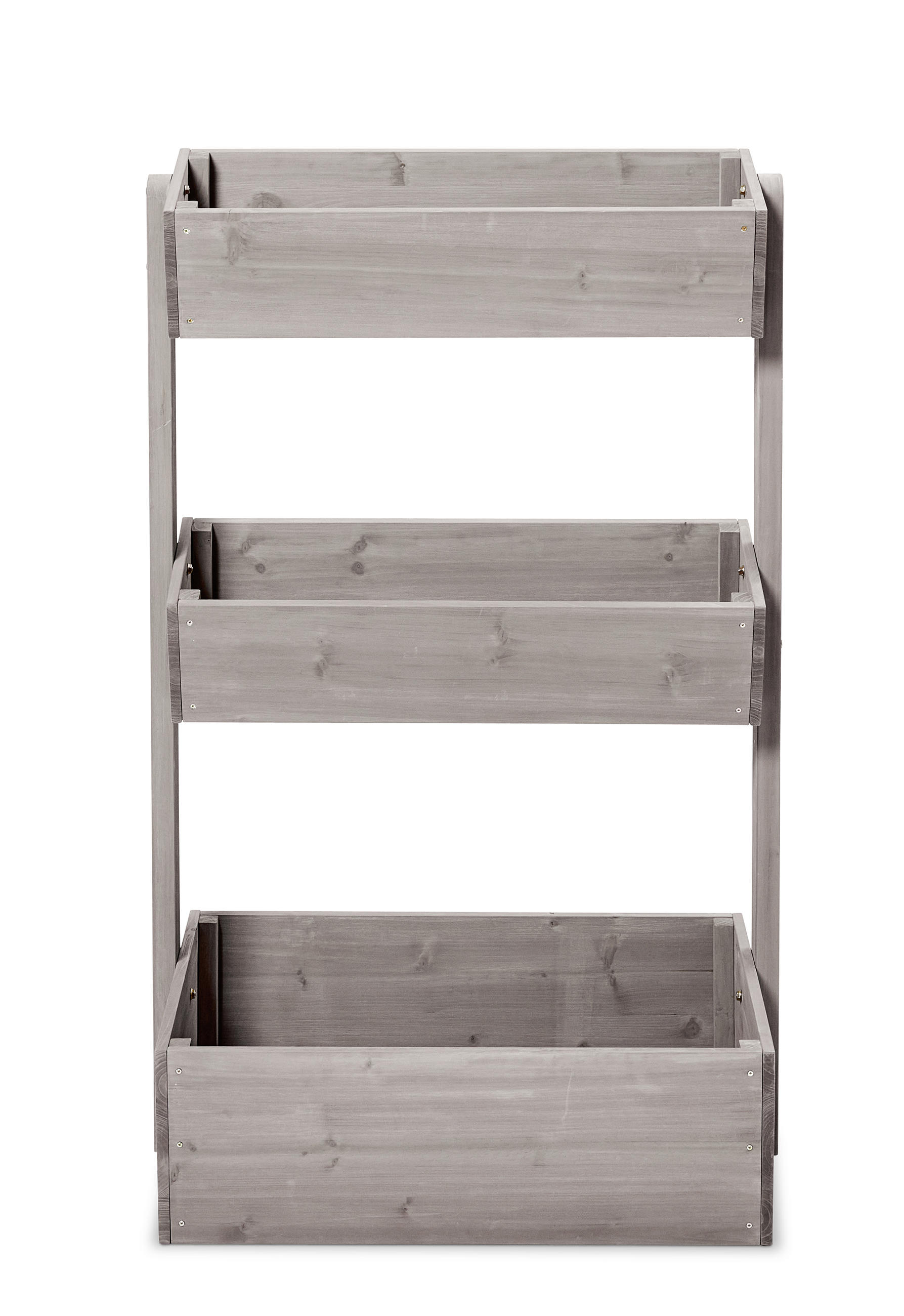 HOCHBEET FREYJA mit 3 Etagen 76*43*120 cm - Grau, Holz (76/120/43cm)