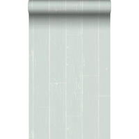 TAPETE Holz-optik 53 cm x 10.05 m - Türkis, Papier (53/1000cm) - Origin Wallcoverings