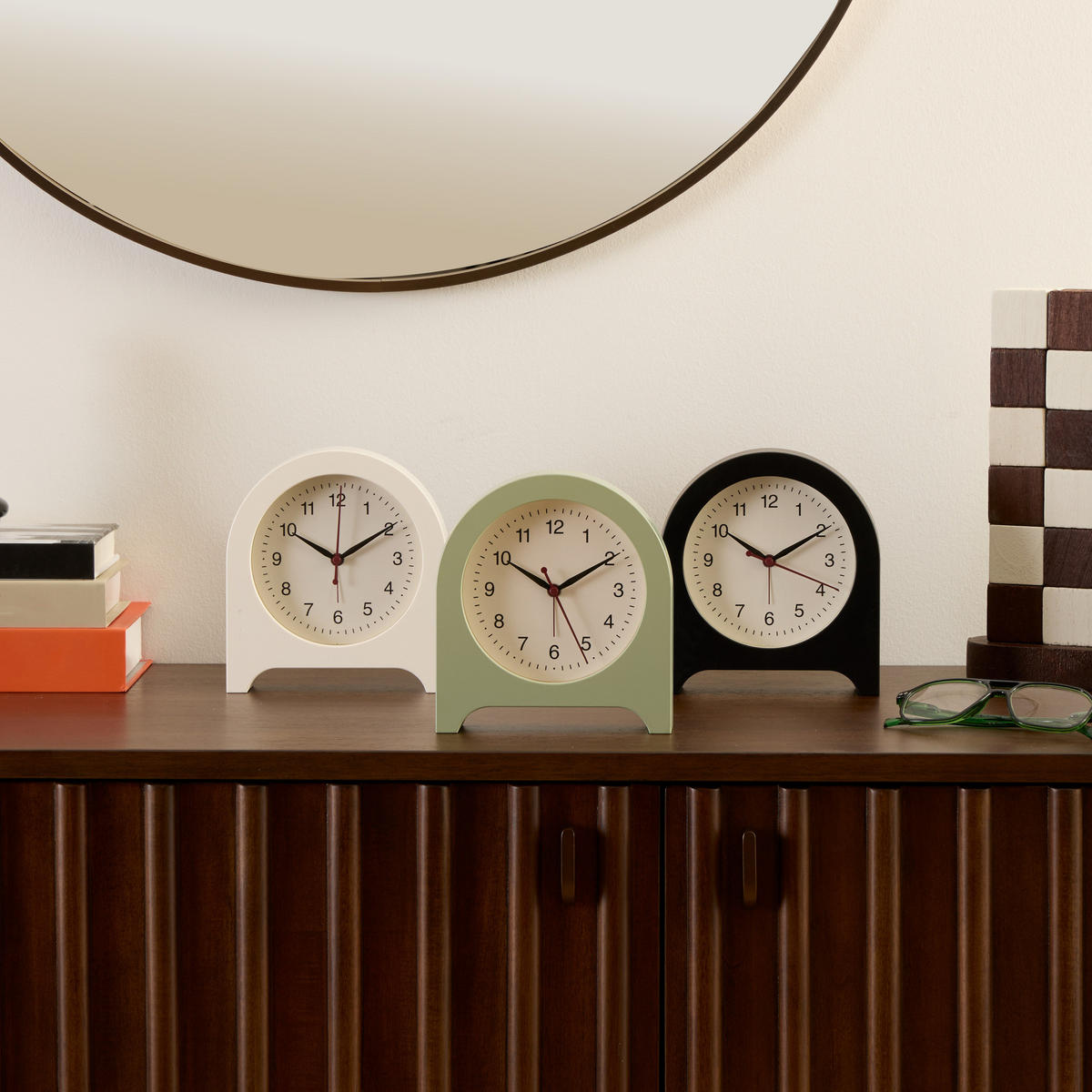WECKER Cedo 14,9/4,2/16,1 cm - Grün, Kunststoff (4.2/16.1/14.9cm) - Atmosphera Createur d´interieur