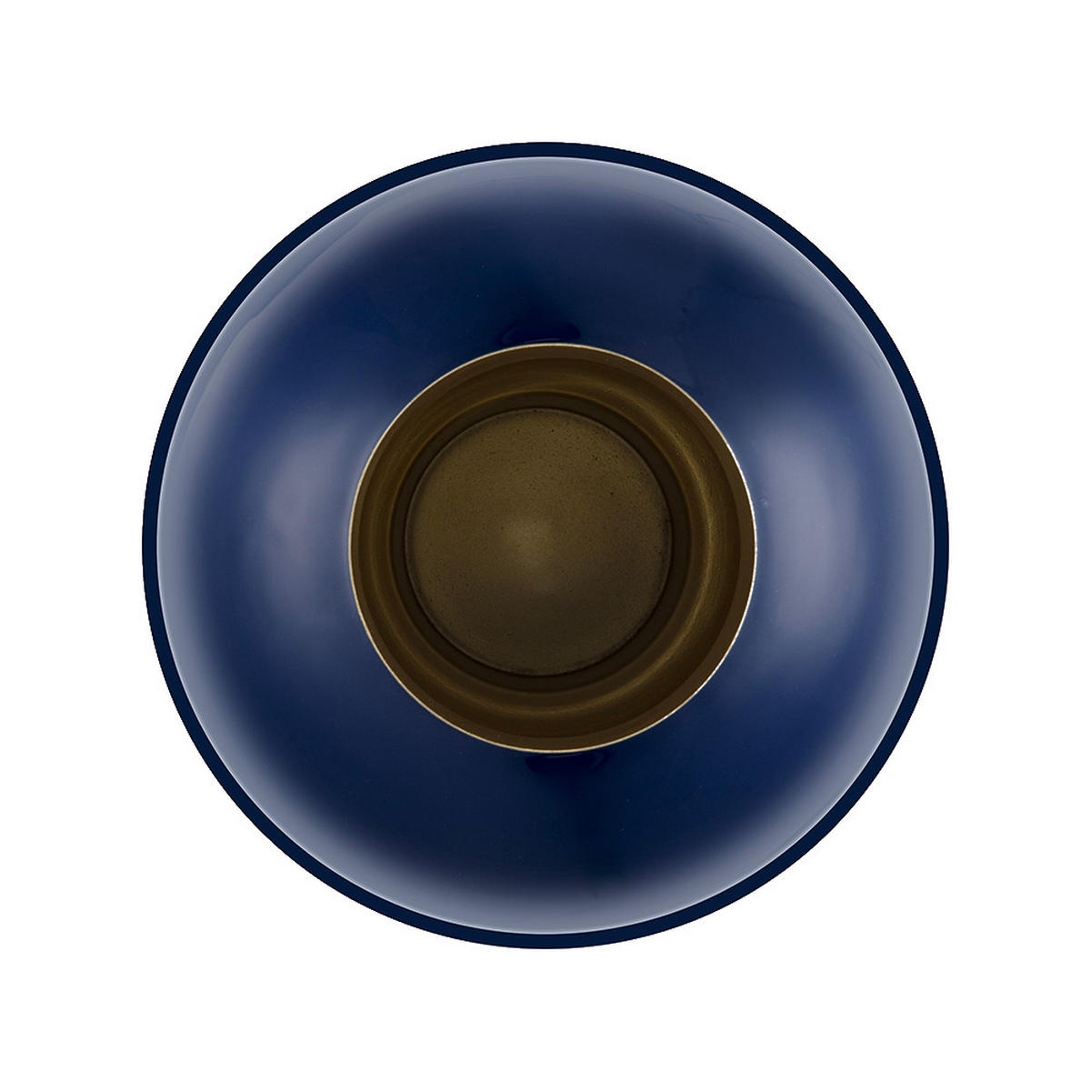 VASE Metal large royal blau 31.5x42 cm - Dunkelblau, Metall (42cm) - Pip Studio