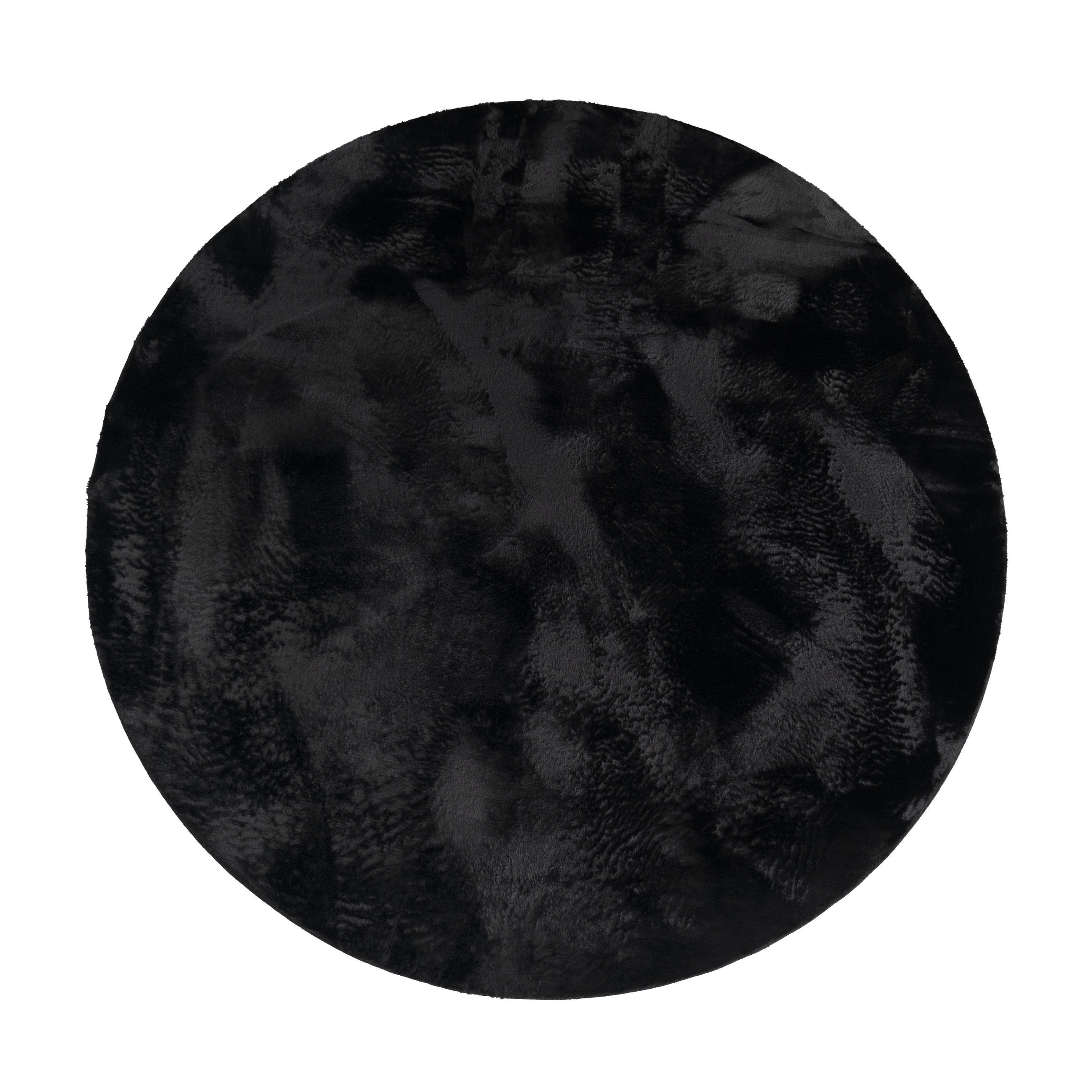 HOCHFLORTEPPICH 200/200 cm Soft 380 - Schwarz, Textil (200/200cm) - Paco Home