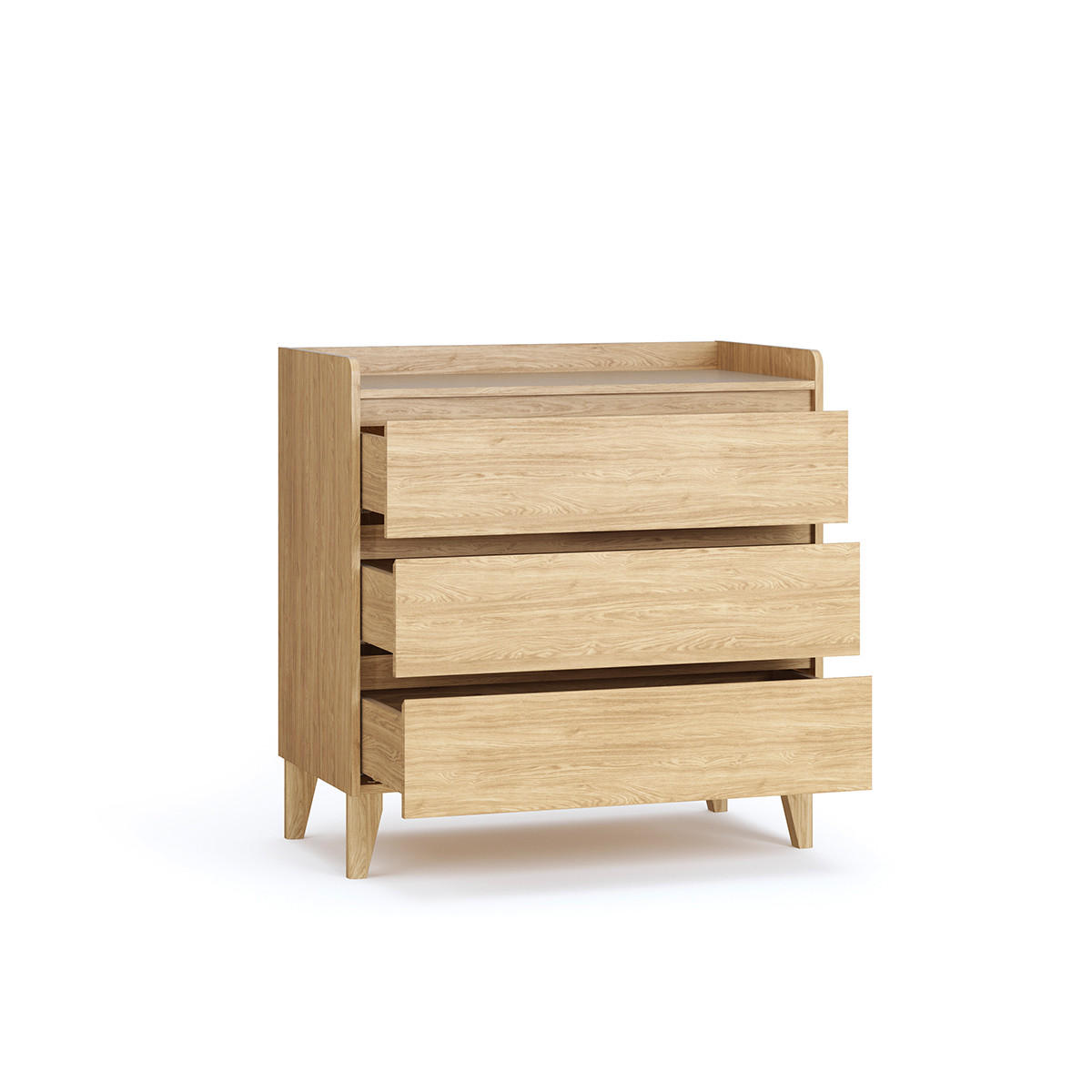 POKOJ PRO MIMINKO 2DÍLNÝ Muve Dřevo - hnědá, kompozitní dřevo (90/48/92cm) - Petits-meubles