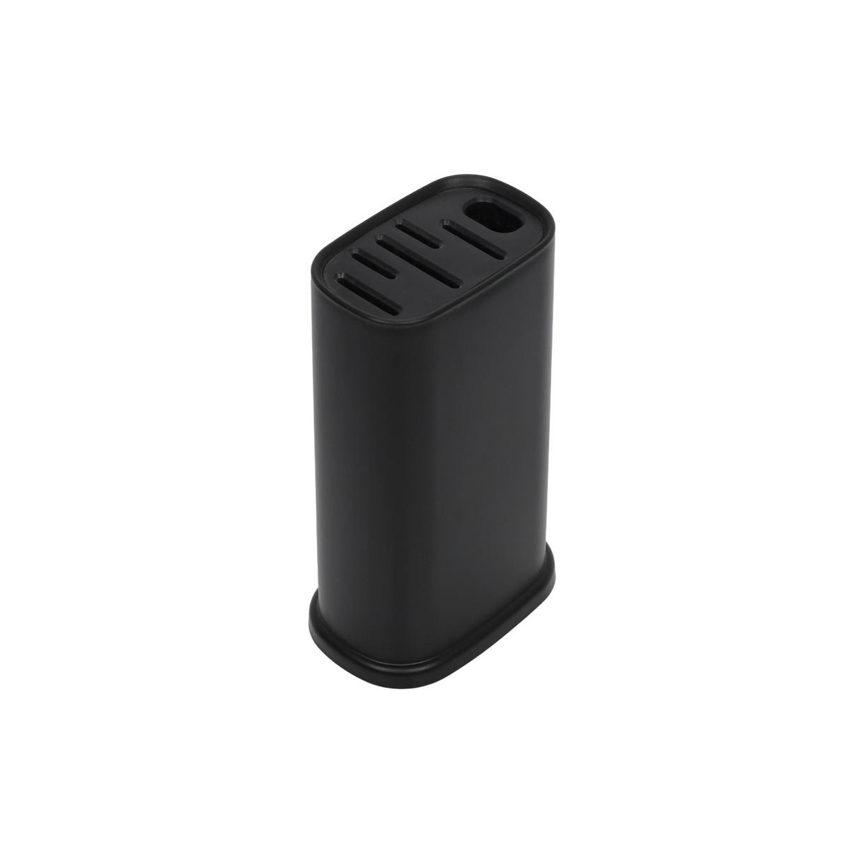 MESSERHALTER Kunststoff 12,4/8/21 cm - Schwarz, Kunststoff (8/21/12.4cm) - Excellent Houseware