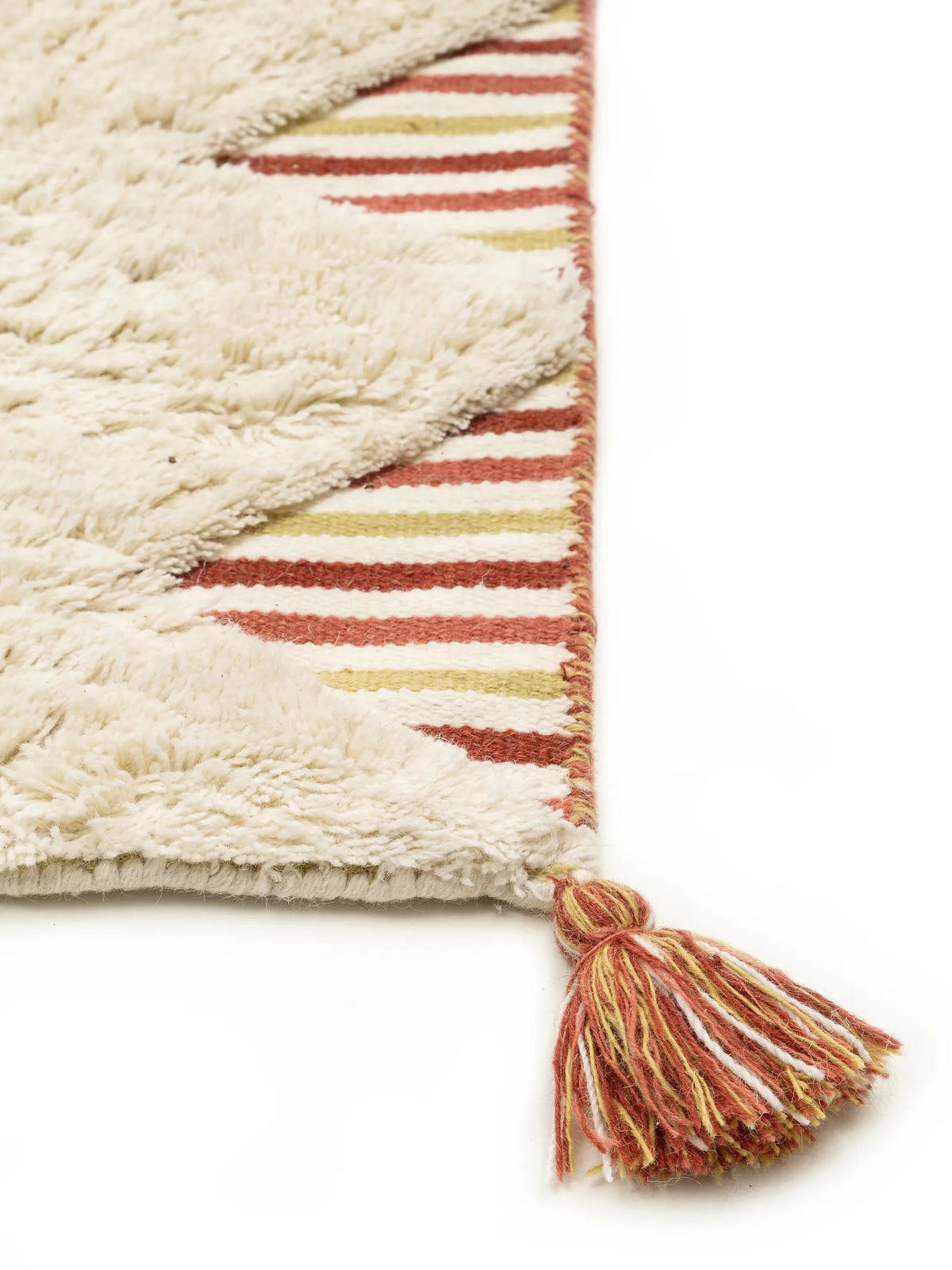 WOLLTEPPICH Floki Ivory 80x150 cm - Creme, Textil (80/150cm) - Lytte