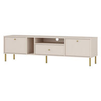 LOWBOARD TORINO 180x40,8x50 cm mit 1 Schubladen und 2 Türen Beige - Beige, Holzwerkstoff (180/50/40.8cm) - MASSENO