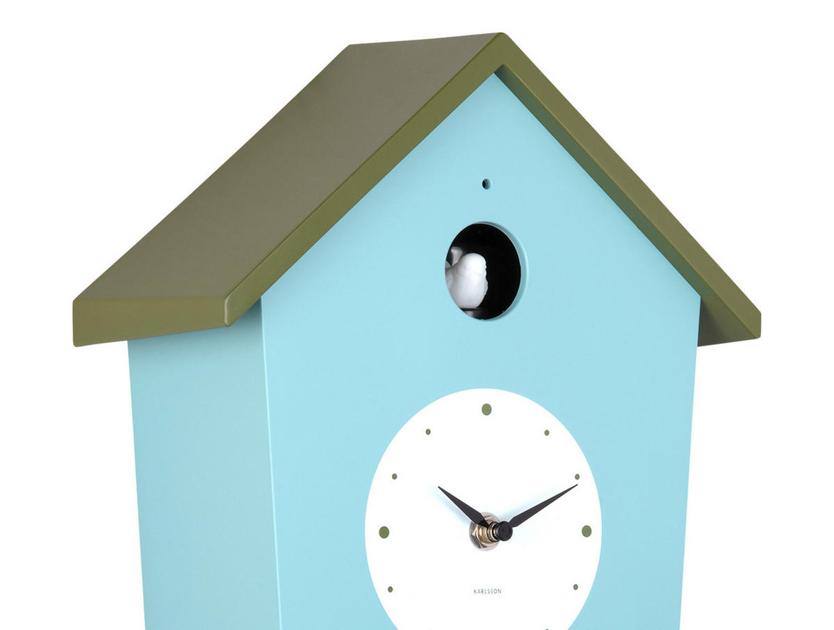 WANDUHR Cuckoo 23/10/26 cm - Blau, Kunststoff (10/26/23cm) - Karlsson