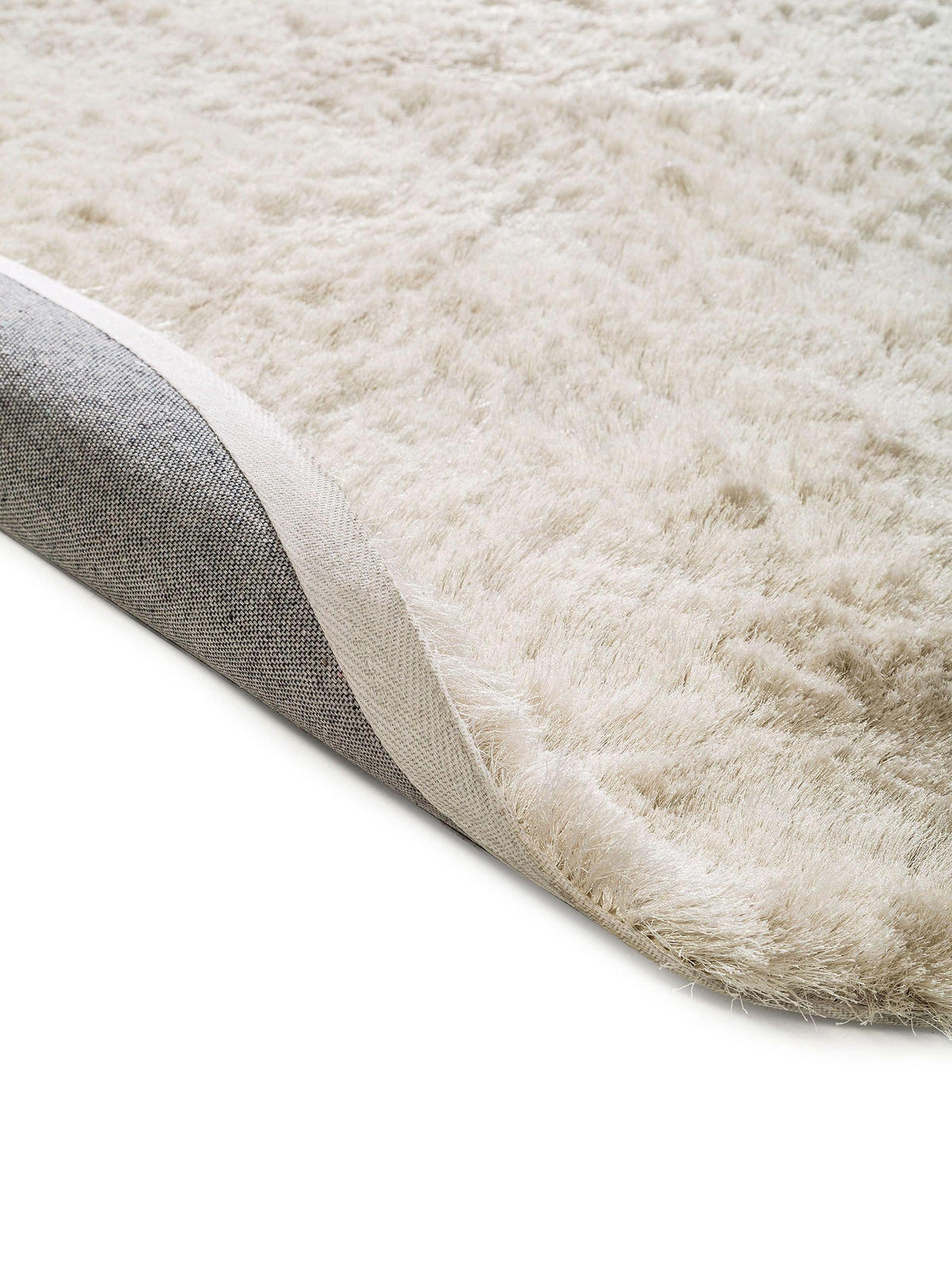 HOCHFLORTEPPICH Whisper Beige ø 80 cm rund - Beige, Textil (80/80cm) - benuta Nest
