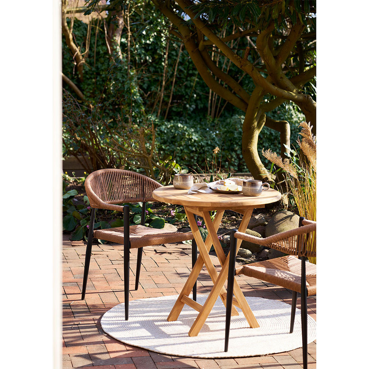 GARTENSTUHL, Canari, Stühle Natur, Rattan, 57 x 60 x 78 cm - Naturfarben, Naturmaterialien (57/78/60cm) - ebuy24