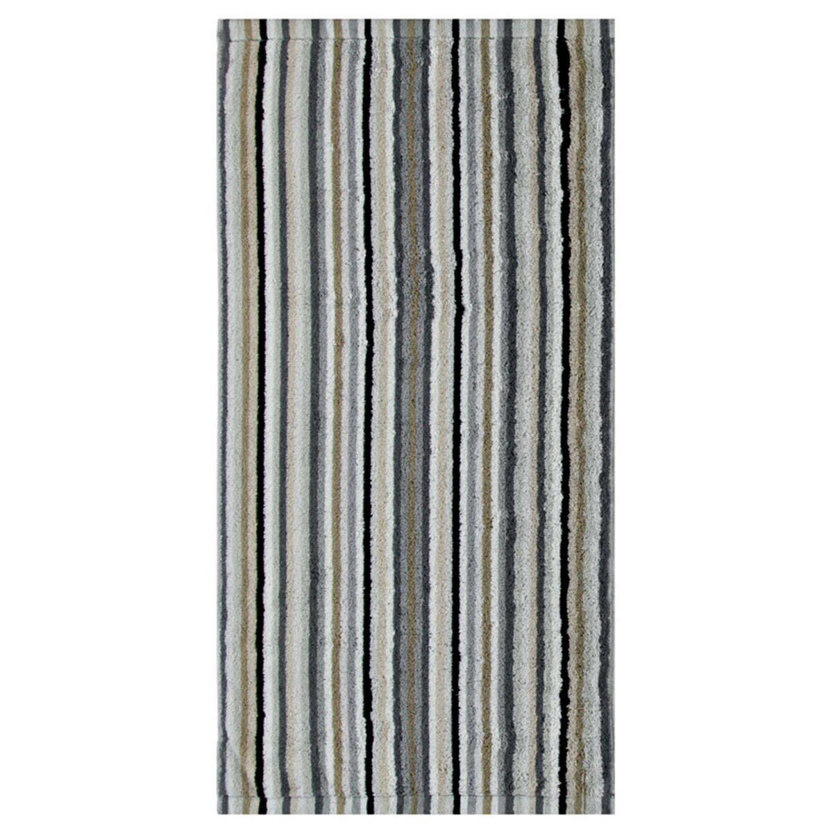 HANDTUCH Unisex Life Style Stripes Beige Baumwolle 10er Pack - Beige, Textil (50/100cm) - Cawoe