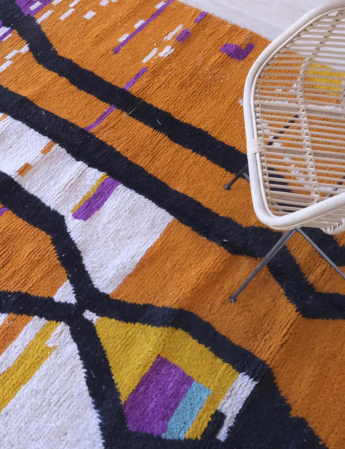 BERBERTEPPICH aus reiner Wolle 211x 313 cm - Multicolor, Naturmaterialien (211/313cm) - AFK Living