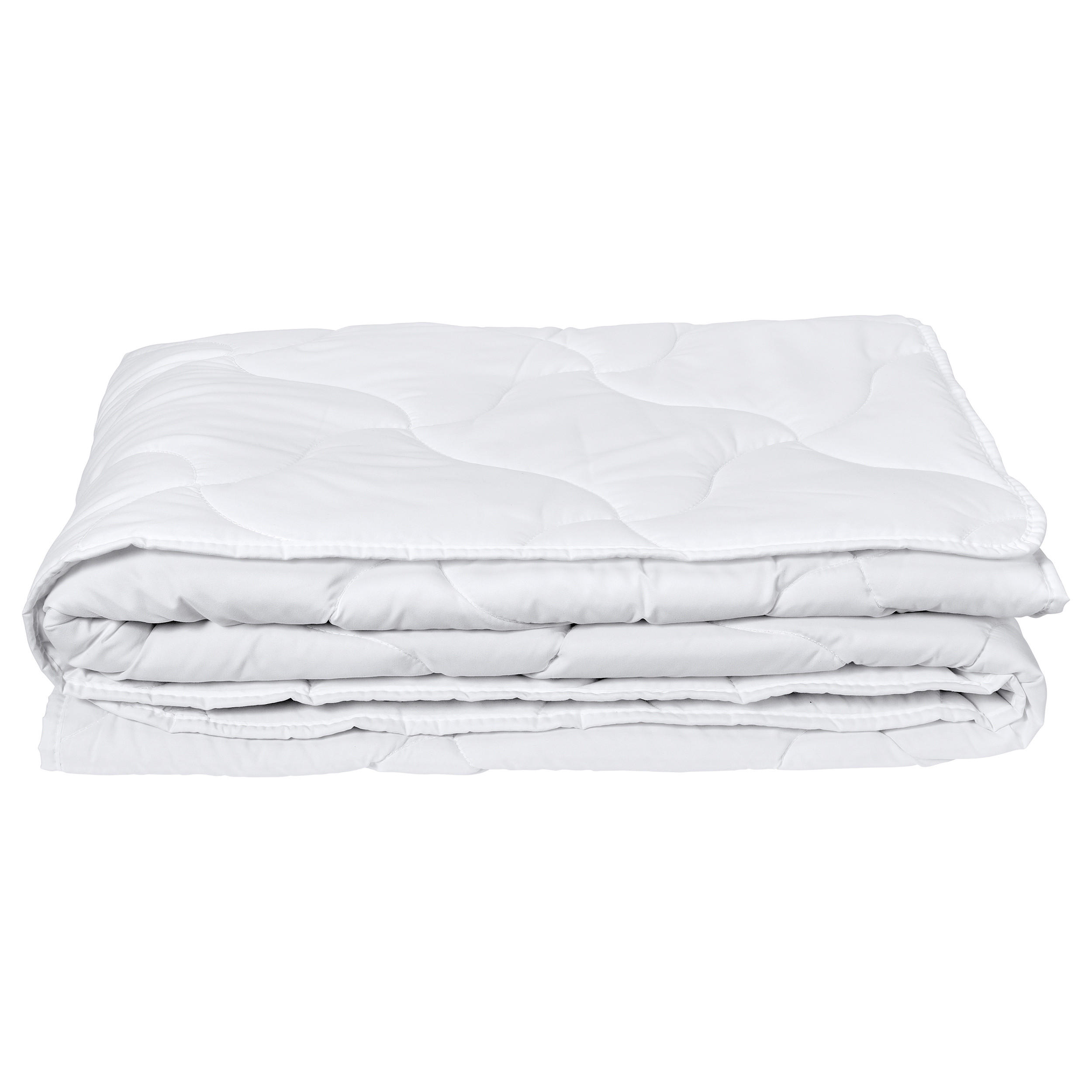 LEICHTSTEPPDECKE Sommar - Mikrofaserbezug - Füllung aus silikonisierter Hohlfaser (Polyester) - 155x220 cm - Weiß - Weiß, Textil (155/220cm) - SCHIESSER