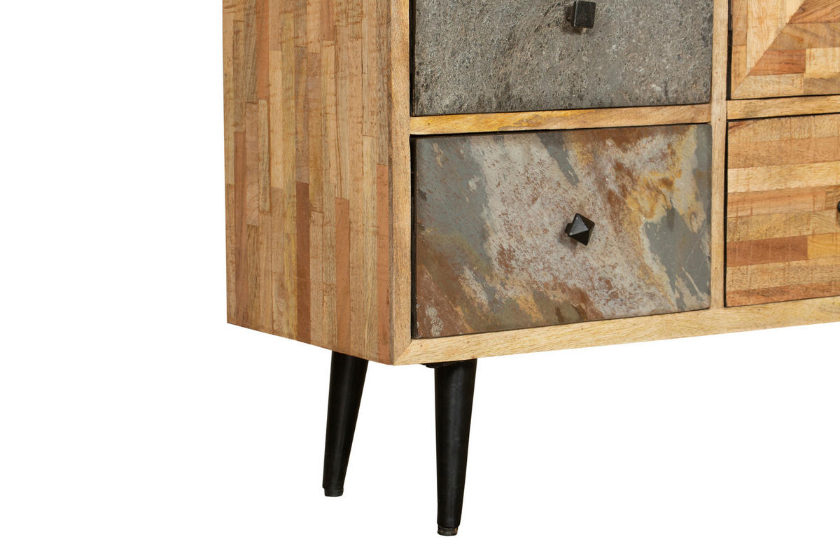 SIDEBOARD Kjell Holz Braun 79x31x117,5cm - Braun, Holz (31/79/117.5cm) - DELUKE
