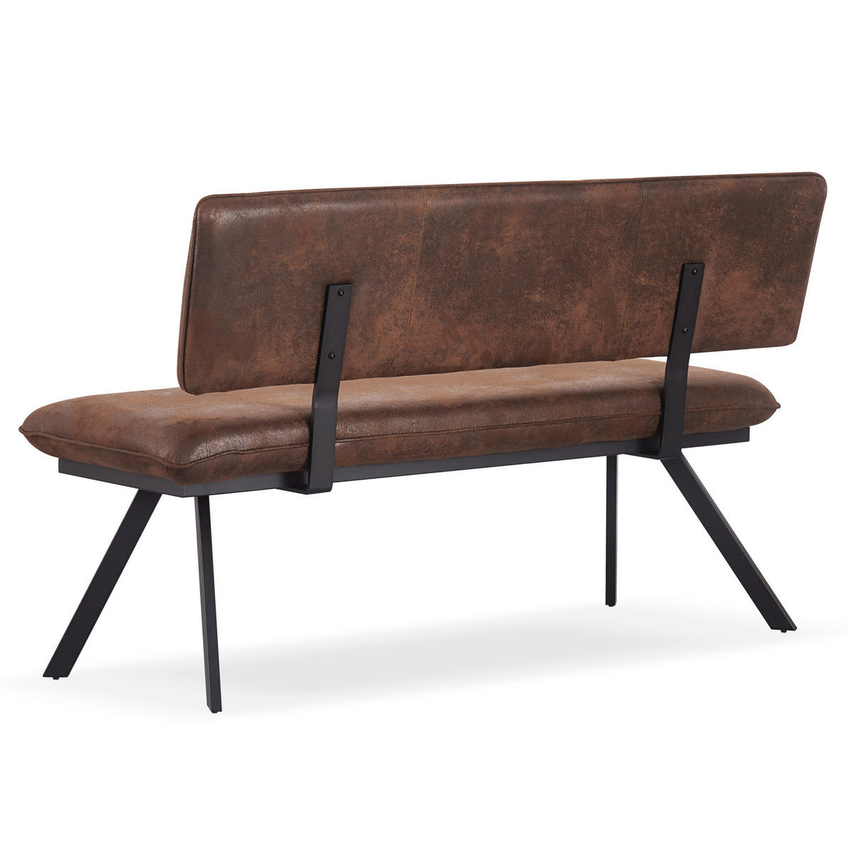 SITZBANK JUNA 160/57/86 cm Braun - Braun, Textil/Metall (160/86/57cm) - B&D Home