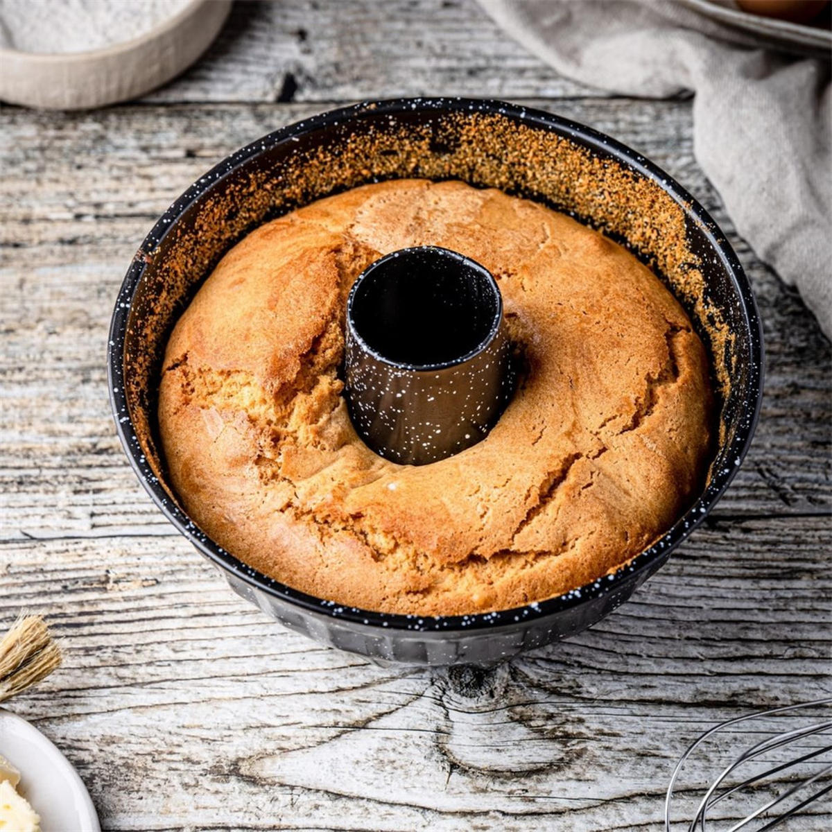 BACKFORM Schwarz 22/22/10 cm KB7839 - Schwarz, Metall (22/10/22cm) - Klausberg 