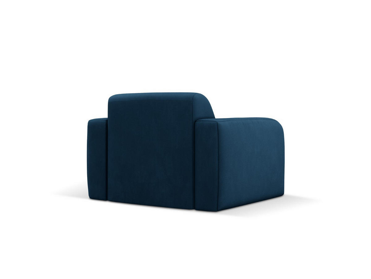 SESSEL Molino aus strukturiertem Stoff königsblau - Blau, Textil (95/72/105cm) - Micadoni