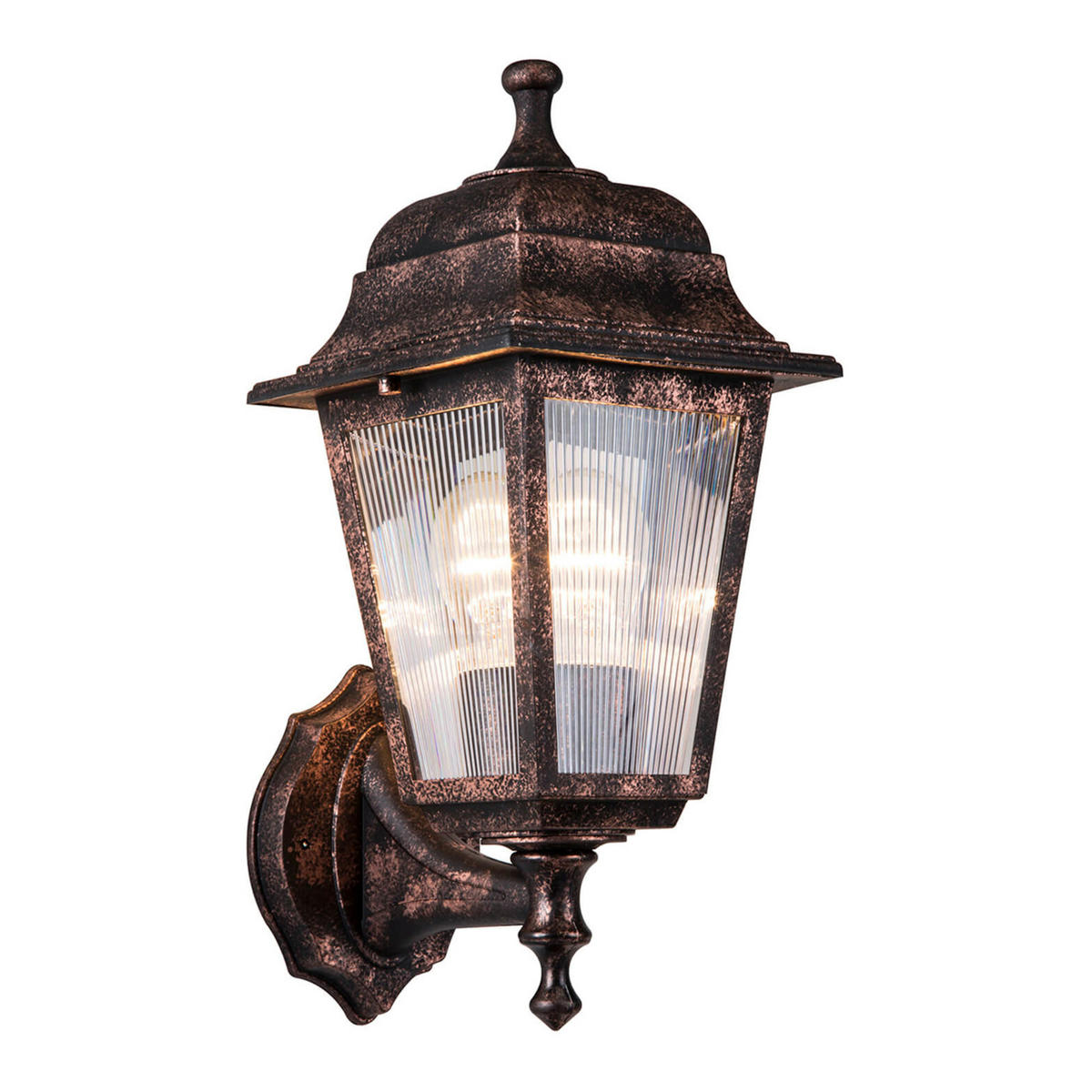 AUßENWANDLEUCHTE Huddersfield - Kupferfarben, Kunststoff (19/35/19cm) - lux.pro