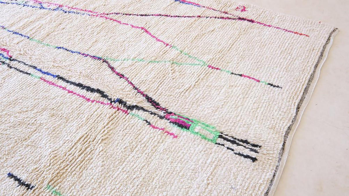 BERBERTEPPICH mehrfarbig handgewebt Pop 80x 240 cm - Multicolor, Naturmaterialien (80/240cm) - AFK Living