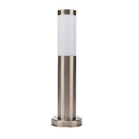 LED WEGLEUCHTE Edelstahl Silber - Silberfarben, Kunststoff (7.5/7.5/45cm)
