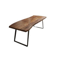 ESSTISCH HALMSTAD - Schwarz/Braun, Holz/Metall (100/200/79cm) - SAM
