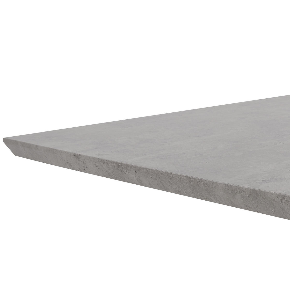 ESSTISCH 140/80/75 cm Hellgrau Rechteckig Spectra - Grau, Holzwerkstoff (140/80/75cm) - Beliani