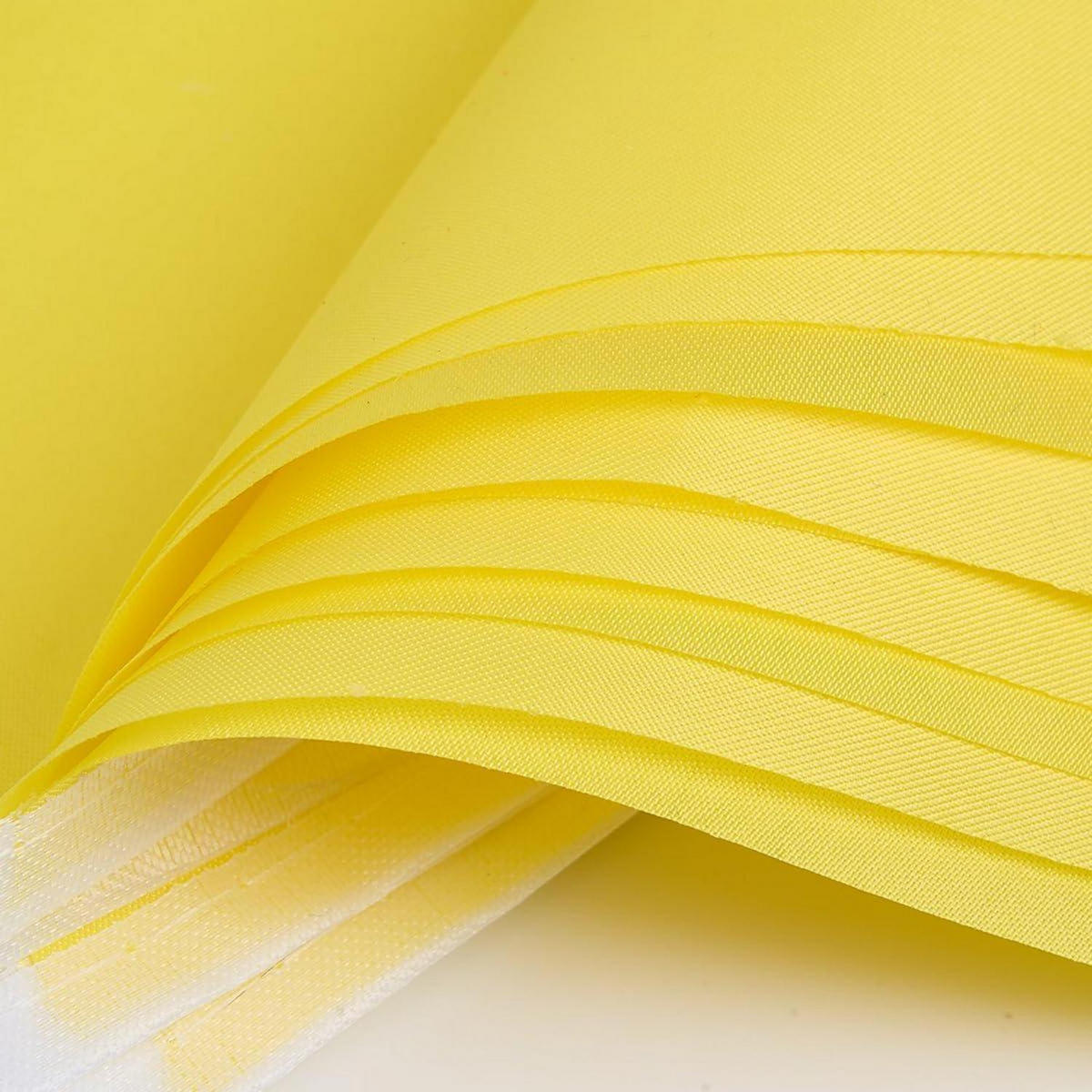 WIMPELKETTE Stoff Gelb 20 m - Gelb, Textil (16.5/20/2000cm)