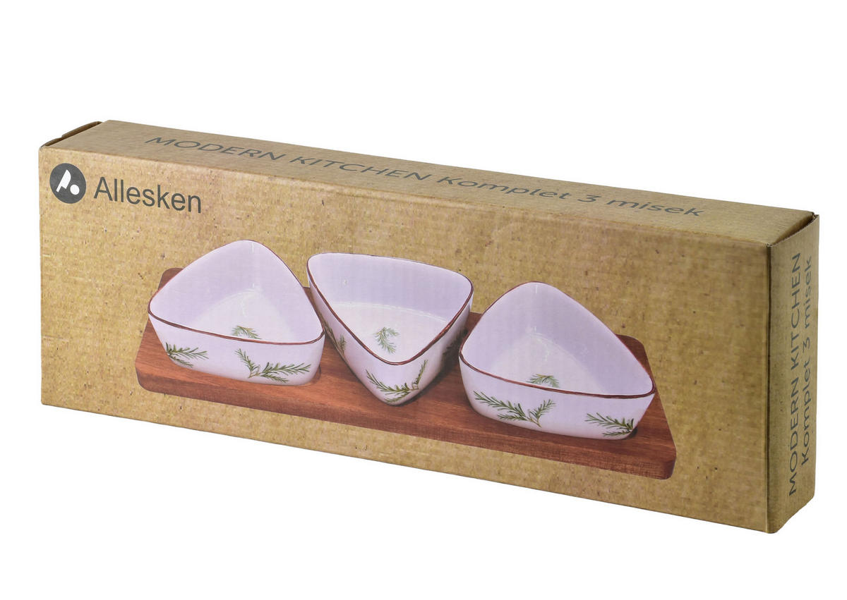 SERVIERSCHALEN Modern Kitchen Weiß 28/9.5/5 cm Porzellan - Weiß, Keramik (10/5/28cm) - Mondex