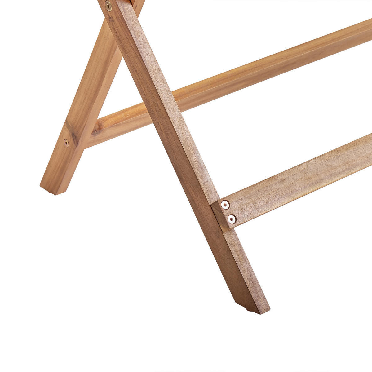 GARTENTISCH Heller Holzfarbton Prossedi - Hellbraun, Holz (120/60/75cm) - Beliani