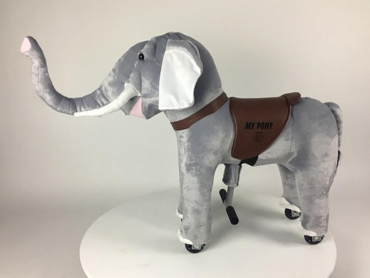 REITELEFANT Dumbo grau Größe S - Grau, Kunststoff (72/29/83cm) - TPFLiving