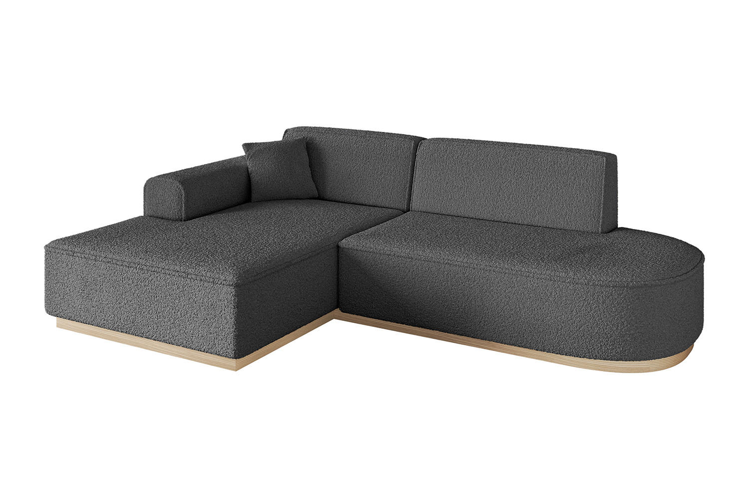 Altdecor Ecksofa Olivgrün 232x165 cm