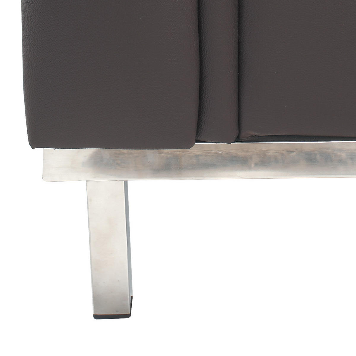 ECKSOFA Leder Braun linksseitig Oslo - Braun, Leder/Fell (270/151cm) - Beliani