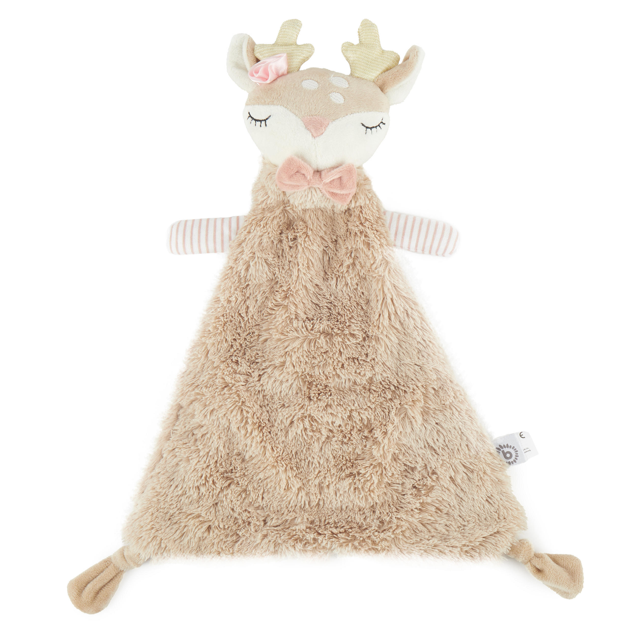 Bieco Spielwaren Schmusetuch Rosa 29x36 cm