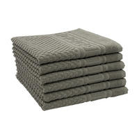 HANDTÜCHER, 6er-Set, 50x70 cm, 100% Baumwolle, Grau - Anthrazit, Textil (50/70cm) - Zollner