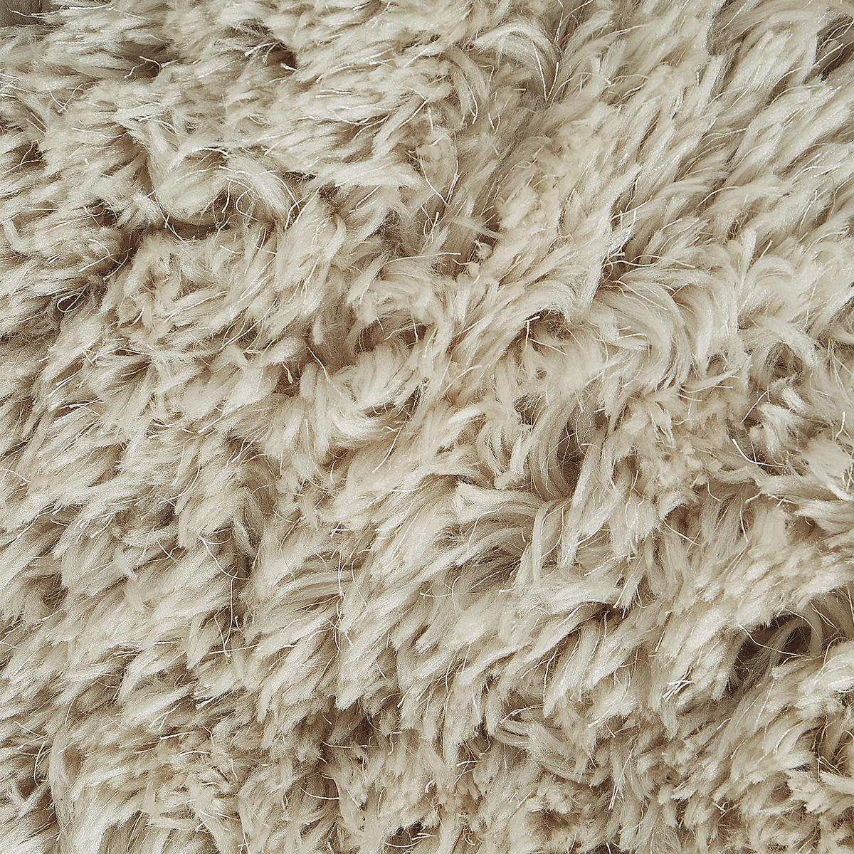 SHAGGY-TEPPICH Cide 230/160 cm - Beige, Kunststoff (160/230cm) - Beliani