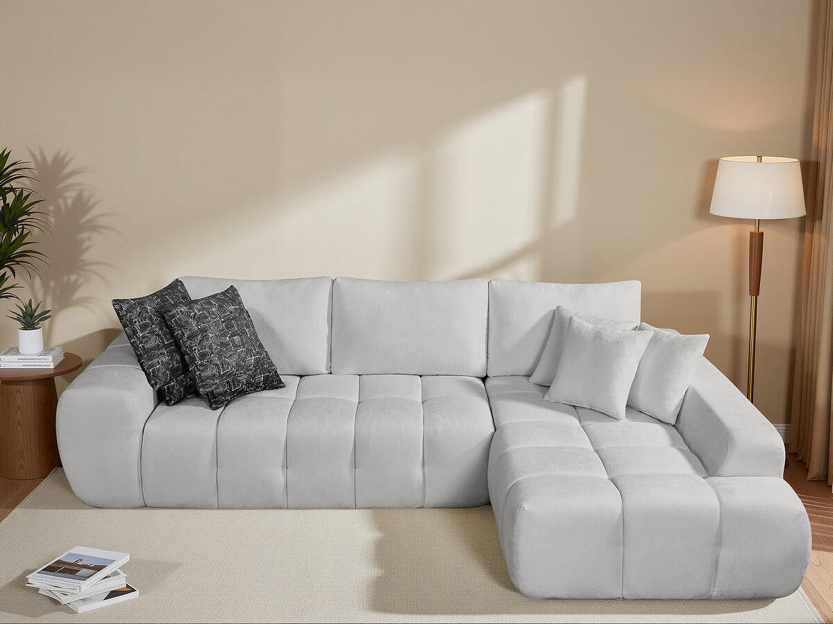 ECKSOFA sidonie Grau - Grau, Textil (188/284cm) - Habitat Garten