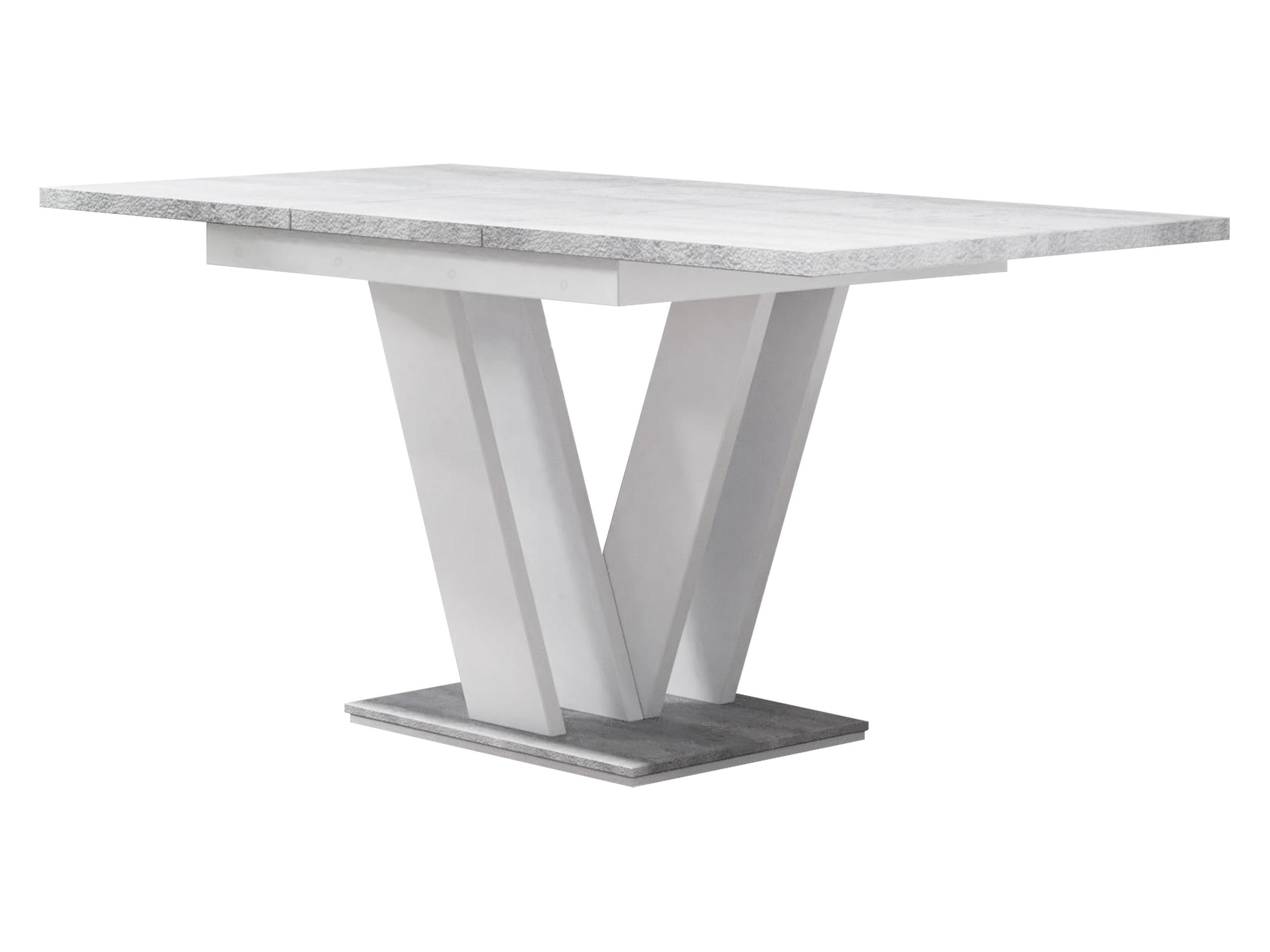 ESSTISCH Masiv - Weiß/Grau, Holzwerkstoff (80/120/76cm) - MIRJAN24