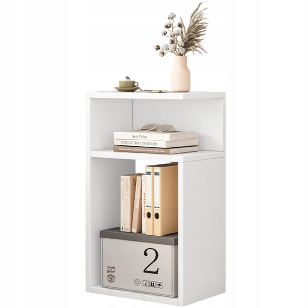 NACHTTISCH / Beistelltisch – Modernes Design für Schlafzimmer und Wohnzimmer - Weiß, Holzwerkstoff (30/50/20cm)